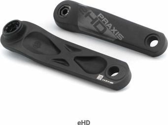 Pair of Praxis Aluminium HD eCranks for Bosch and Yamaha