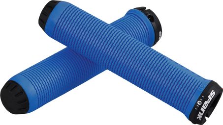 Pair of Grip Spank Spike Blue