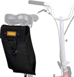 Restrap City Saddle Bag Large para bicicleta plegable negro