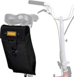 Restrap City Saddle Bag Large for Folding Bike Black