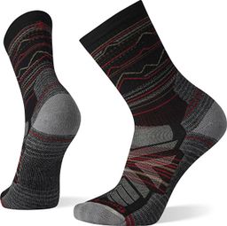 Chaussettes SmartWool Light Cushion Mountainrange Crew Noir