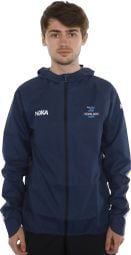 CHAQUETA IMPERMEABLE Hoka Les Templiers Azul Unisex