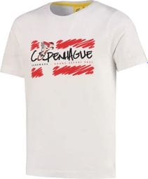 Camiseta blanca de la Gran Salida del Tour de Francia en Copenhague