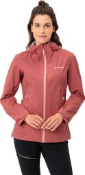 Chaqueta impermeable para mujer Vaude Croz 3L III Rojo