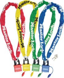 Chaîne Antivol Vélo avec Cadenas à Clé  Clé  90 cm Chaîne  Couleur Aléatoire 8390EURDPROCOL
