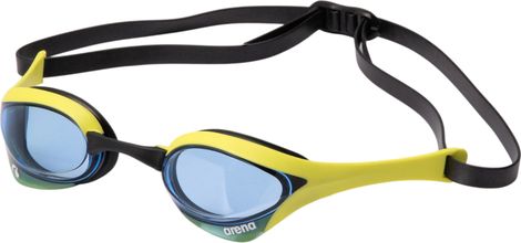 Arena Cobra Ultra Swipe Swimming Goggles, Blue/Yellow