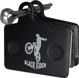 Paires de Plaquettes BLACK RIDER pour HAYES Stroker Ryde Semi-Métallique 