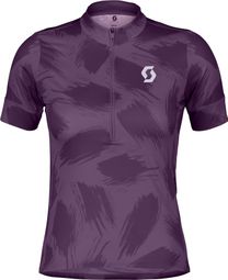Maglia a maniche corte Scott Endurance 20 viola da donna