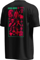 BV Sport Light Running T-Shirt, Basque Country, Black, Unisex