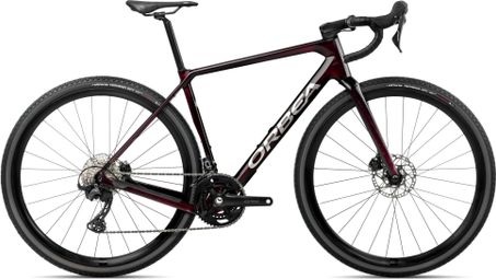 Orbea Terra M30TEAM Gravel Bike Shimano GRX 12S 700 mm Wine Red Carbon Visualizza 2025