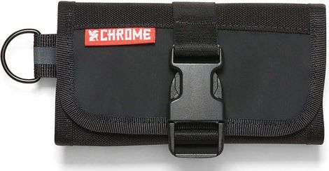 Chrome Doubletrack Saddle Roll Saddle Bag Black