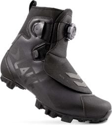 Lake MX146-X Wide Black Reflective Shoes