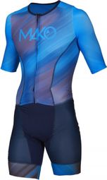 Mako Pro Set-In Fade Out Blue Men's Triathlon Suit