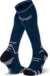 Chaussettes BV Sport Trail Compression Bleu/Noir 