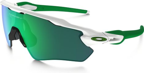 OAKLEY Lunettes Radar EV Path Blanc/Vert Jade Iridium Réf OO9208-48