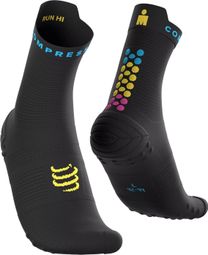 Calzini Compressport Pro Racing v4.0 Run High Ironman 2026 Nero