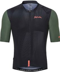 Maillot Manches Courtes Spiuk Searchers Noir/Vert