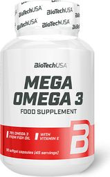 Mega Omega 3 (90 Caps) - Biotech Usa -  Oméga 3