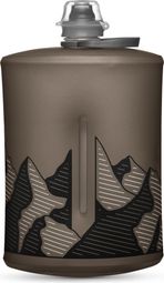 Hydrapak Stow 1L flexibele drinkfles, grijs