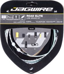 Kit Câble et Gaine Route Jagwire Road Elite Link pour Freins Argent