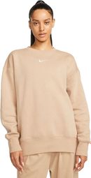 Haut manches longues Femme Nike Sportswear Phoenix Marron