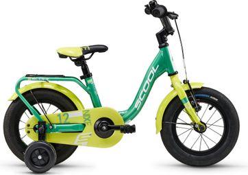 Vélo enfant S'COOL niXe 1 vitesse - Vert/Citron vert
