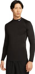 Nike Pro Langarm Trikot Schwarz Herren