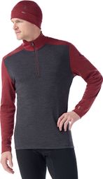 Capa base <p>Classic Thermal Merino</p>1/2 Zip Gris/Burdeos de Smartwool para hombre