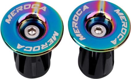 Bouchons de cintre vélo – 22 à 24 mm – Vis M4 – Multicolore