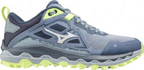 Chaussures de Trail Running Femme Mizuno Wave Mujin 8 Bleu Vert
