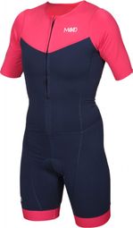 Mako Team Set-In Women's Triathlon Suit (Pink/Blue)