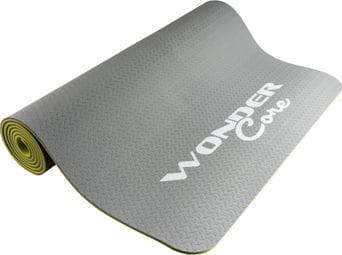 Wonder Core Tapis de yoga TPE 173x61x0 6 cm Gris et vert