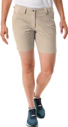 Pantalón Corto Vaude Skomer III Beige Mujer