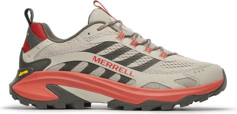 Merrell Moab Speed 2 Men's Hiking Shoes, Beige/Red