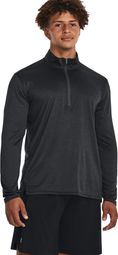 Camiseta Under Armour Tech Vent Negra 1/2 Cremallera Hombre