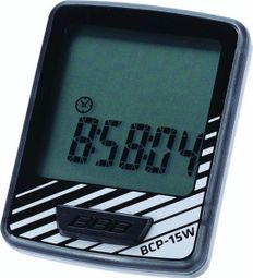 Compteur sans Fil BBB DashBoard 10 Fonctions Noir Argent