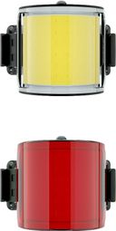 Pair of Knog Lil' Cobber Twinpack Lights Black