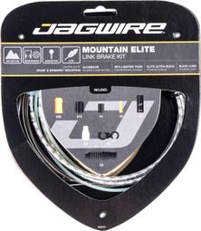 Kit Câble et Gaine VTT Jagwire Mountain Elite Link pour Freins Argent