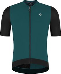Maillot Manches Courtes Vélo Rogelli Distance II Bleu/Noir Homme