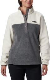 Columbia Benton Springs Vrouwen 1/2 Zip Fleece Sweatshirt Grijs/Wit