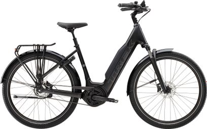 Vélo de Ville Électrique Trek District+ 4 Lowstep Shimano Nexus 5V Courroie 800 Wh 27.5'' Noir 