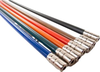 VéloOrange Brake Cables and Multi-Size Sheaths VO Colored Brake Cable Kits Black