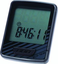 Compteur sans Fil BBB DashBoard 12 Fonctions Noir Gris