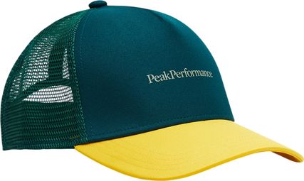 Peak Performance PP Trucker Cap - Green/Yellow