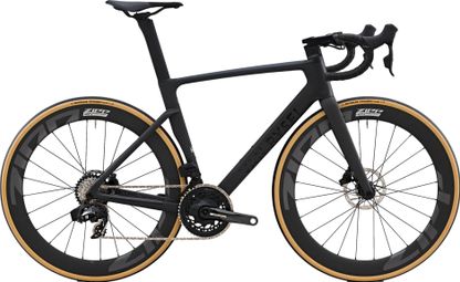 Bicicleta de Carretera Van Rysel RCR Sram Force eTap AXS 12V 700mm Negra Mate 2024