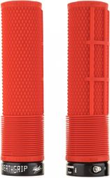 DMR DeathGrip Flangeless Thin Grips Red