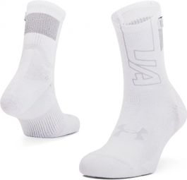 Chaussettes Under Armour Armour Dry Run Blanc Unisex