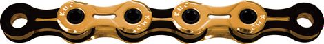 KMC X11SL Waxed Chain 11S Ti-N Gold Black