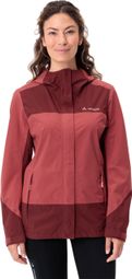 Chaqueta impermeable Vaude Neyland 2.5L para mujer Rojo