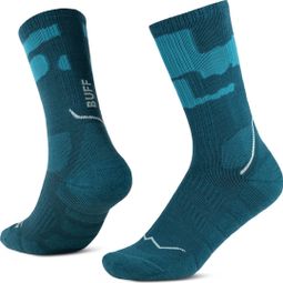 Calcetines Buff Merino Midweight Crew color verde azulado